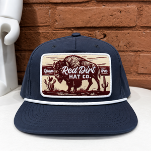 Casquette de baseball personnalisée à 5 panneaux avec logo tissé, casquette snapback à cordon, vente en gros, fabricant vietnamien, OEM ODM, couvre-chef en sergé de coton - Product Image 1