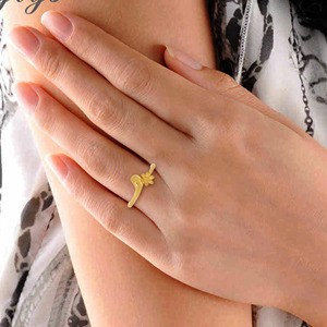 Elegant Golden Daisy Whisper <b>Adjustable</b> <b>Ring</b> for Women Minimalist Flower Open Band Gold Plated Fashion Jewelry - Product Image 2