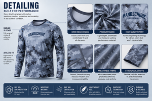 Camiseta de Pesca Personalizada al por Mayor 2026, 100% Poliéster, Manga Larga, Sublimada, Secado Rápido, Transpirable, Camuflaje, Ropa para Hombre - Product Image 5