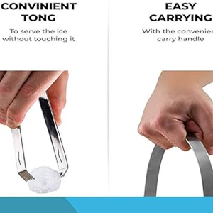 Classic Mirror Finish Stainless Steel <b>Ice</b> Bucket with <b>Tong</b> | Double Wall <b>Ice</b> Box - Product Image 3