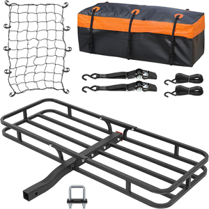 Panier de chargement arrière en acier robuste 53x19 pouces, capacité 500 lbs, pour attelage de SUV, camion, voiture, remorque, support d'attelage 2 pouces GAPCGC004 - Product Image 1