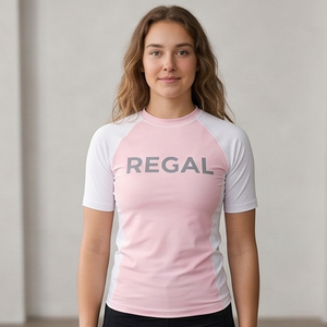 Camiseta de Compresión de Manga Corta para Mujer, Rashguard de MMA Personalizado por Sublimación, de Alta Calidad - Product Image 3