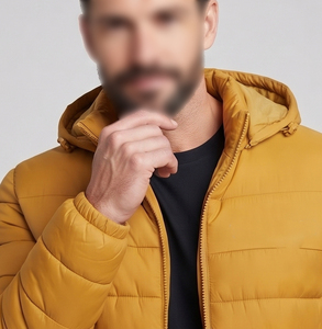 <b>Men</b> <b>Warm</b> Winter Hooded Padded Coat <b>Men</b> Outdoor Windproof Puffer <b>Jacket</b> <b>Men's</b> Water Resistant Padded Winter <b>Jackets</b> - Product Image 4