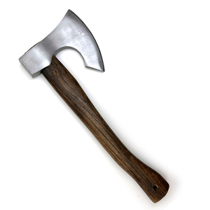 Heavy Duty Mini <b>Axe</b> With Solid Steel Head And Comfortable Wooden <b>Handle</b> For Camping Hiking Outdoor Activities Garden Work - Product Image 6