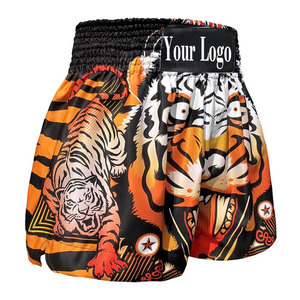 กางเกงมวยไทย MMA ยืดหยุ่นได้ ผลิตตามสั่ง ขายส่ง OEM สำหรับผู้ชาย น้ำหนักเบา ระบายอากาศได้ดี รับสกรีนโลโก้ สำหรับฝึกซ้อมและออกกำลังกาย - Product Image 6