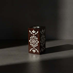 Brûleur à Bakhoor artisanal de luxe en bois et nacre, porte-encens arabe pour Oud, Bakhoor et décoration intérieure élégante - Product Image 5
