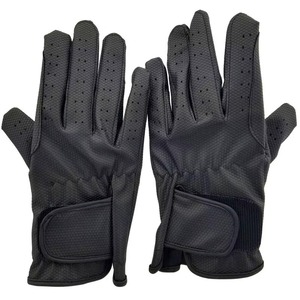 Wholesale Custom High Quality Summer Leather Fitness Outdoor Sport Equestrian Horse Riding Gloves Breathable UV Protection Full - Product Image 1