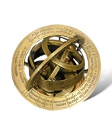 Globe terrestre magnétique flottant en laiton fait main, rotatif et lumineux, décoration de bureau, cadeau éducatif de remise de diplôme