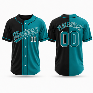 Custom Baseball Jerseys Wholesale OEM Sublimation Embroidered Player Name and Number Quick Dry Team Uniforms 100 Polyester - Product Image 1
