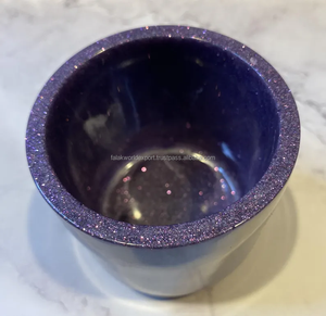 High Indian Premium Resin Jar Set for Modern Home Decor Elegant Ornament-Textured <b>Designed</b> Royal Storage Jar with Tray <b>By</b> FWE - Product Image 2