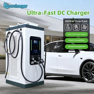 สถานีชาร์จไฟฟ้ากระแสตรงแบบเร็วพิเศษ Evcharger 480kW สีขาว พร้อมอินเทอร์เฟซ CCS2 แบบติดตั้งบนพื้น สำหรับรถยนต์ไฟฟ้า byd - Product Image 4