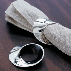 Elegante Anillo de Servilleta de Metal que Mejora la Presentación de la Mesa de Comedor con un Diseño y Acabado Equilibrados - Product Image 6