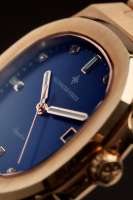 Boîtier en acier inoxydable résistant à l'eau de 38,5 mm avec mouvement MIYOTA, montre à quartz Ronda pour homme, Alexander Ferros 6332R/05, saphir
