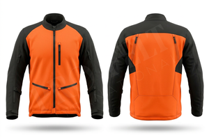 เสื้อแจ็คเก็ตมอเตอร์ไซค์แบบสั่งทำพิเศษ น้ำหนักเบา บุฟองน้ำเพื่อความปลอดภัย ซิปเต็มตัว ผ้า softshell สำหรับกีฬากลางแจ้งและการขี่มอเตอร์ไซค์ - Product Image 5