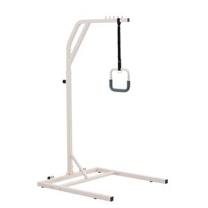 Barra Trapezoidale Autoportante per Mobilità a Letto, Regolabile in Altezza, 2 Ruote, Capacità 136 kg, Dispositivo di Assistenza per Sollevamento dal Letto - Product Image 1