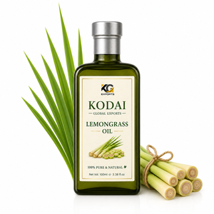 Aceite Esencial de Limoncillo de Tamil Nadu 100% Puro y Natural de Primera Calidad, Destilado al Vapor, para Aromaterapia y Cuidado Facial, Kodai Global Export - Product Image 1