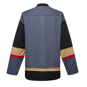 Light Weight Digital Sublimated 100% <b>Polyester</b> Mesh Quick Dry Ice Hockey Jersey Customizable OEM Embroidery Style Blank - Product Image 3