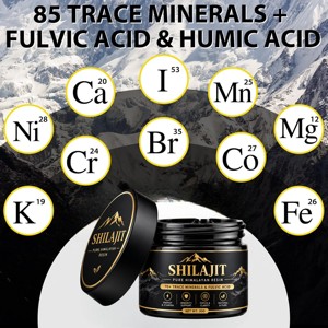 Résine de Shilajit de l'Himalaya la plus vendue 30g Shilajit naturel avec 82%+ d'acide fulvique et des oligo-éléments pour soutenir l'énergie et l'immunité - Product Image 2