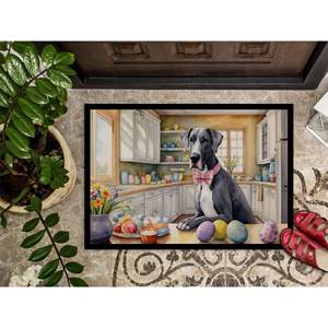 Great Dane <b>Doormat</b> for Indoor and Outdoor Use New 18H X 27W Non-Slip and Washable Low Pile Decor for Easter Entryway - Product Image 3