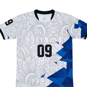 Low MOQ Custom Design Printed Sublimated Stretch Short Football Training Sets Moisture Wicking Polyester Rugby Uniform OEM - Product Image 5