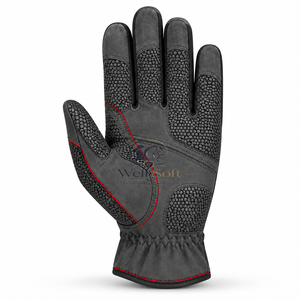 Gants d'équitation confortables avec panneaux flexibles, fermetures sécurisées au poignet et paumes durables pour les cavaliers amateurs. - Product Image 3