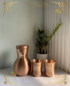 Ensemble de pots en cuivre de luxe royal - Portable et réutilisable - Product Image 2