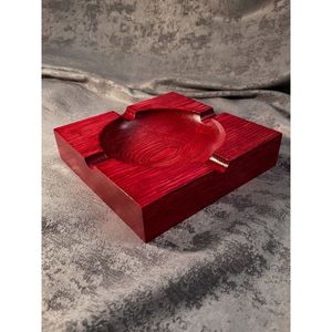 Cendrier en bois et résine artisanal de qualité supérieure, accessoire de bureau unique pour fumeurs - Product Image 4