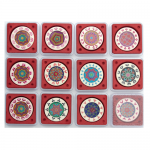 Striker – OSCAR 7,5 mm, meilleure qualité, durable, écologique, multicolore, en plastique, coins arrondis, impression couleur intégrale, pour intérieur - Product Image 2
