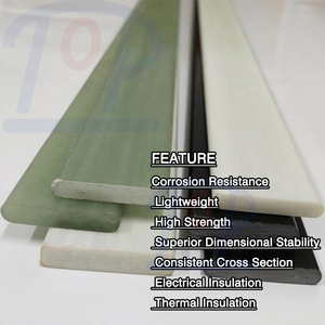 Pièces de quille en fibre de verre époxy, Bande de fibre de verre époxy, Barre plate en fibre de verre, Lame en PRV pultrudé - Product Image 3