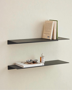 4. Ensemble d'étagères murales en métal de style industriel pour la décoration du salon et de la chambre - Product Image 2