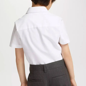 Chemise et short d'uniforme scolaire pour garçons, coupe classique, tissu doux, confortable à porter au quotidien, look élégant, idéal pour les écoles - Product Image 2