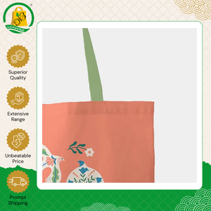 Women Daily Use Biodegradable Bohemian Style Organic Dyed Cotton Shopping Tote Unique Mesh Bags with Competitive Carry Handle - Product Image 2