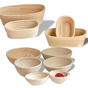 Wholesaler <b>Cheap</b> Price Round Rattan Banneton Natural High Quality Rattan Bread Proofing <b>Basket</b> Banneton Made by KingCraftViet - Product Image 4
