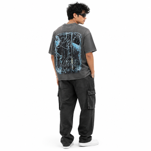 Camiseta Oversize Personalizada Glory de Estilo Urbano, Impresión DTG Premium, con Pedrería, Tela Jersey, Unisex - Product Image 4