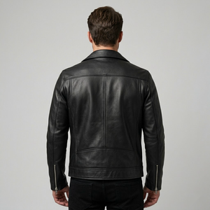 Men's Custom <b>Leather</b> Jacket | <b>High</b> Grade Breathable Stylish <b>Top</b> Demanded Clothing Manufacturer - Product Image 2