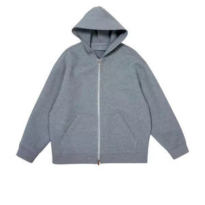 Nouveau Sweat à Capuche Zippé Tendance pour Femme 2025 – 100% Coton Respirant et Séchage Rapide, Teint Uni, Logo Personnalisé, Motif Uni, Hiver - Product Image 5