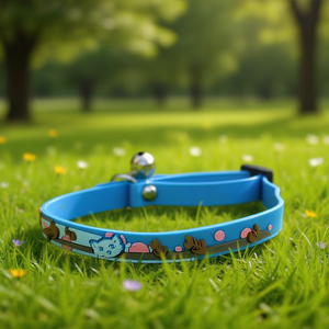 Collar para Gatos Yommy de 30cm Azul con Campana - Product Image 3