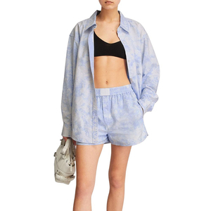 Conjuntos de Ropa de Verano para Mujer con Técnica de Lavado Ácido, Camisetas y Shorts, de Alto Rendimiento, Precio Económico, Trajes de 2 Piezas para Damas - Product Image 6