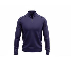 Sublimation Quarter Zip <b>Track</b> Top <b>Jacket</b> Manufacturer <b>Men</b> Women Youth Sportswear Quick Dry Team Pullover - Product Image 3