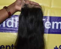 Proveedor de cabello vietnamita indio crudo 5*5 cierre HD encaje negro Natural mujeres cabello largo recto encaje frontal cabello humano del vendedor