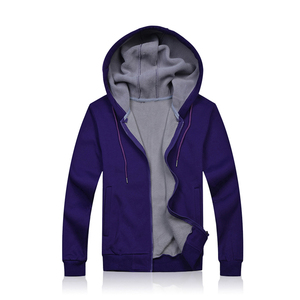 Sudadera con Capucha y Cremallera para Hombre, de Alta Calidad, Forro Polar de Algodón, Resistente al Viento, Transpirable, Ecológica, para Otoño e Invierno, Estilo Urbano - Product Image 1