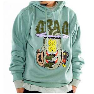 เสื้อฮู้ดผู้หญิงสำหรับฤดูหนาว คุณภาพสูง สไตล์ลำลอง ผ้าเชนิลล์ พิมพ์ลายปักแบบกำหนดเอง ปักลายตามสั่ง - Product Image 4