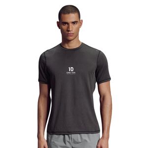 เสื้อยืดกีฬาผู้ชายคอกลมแขนสั้นทรงปกติชุดกีฬาประสิทธิภาพสูงน้ำหนักเบาระบายอากาศได้ดีชุดออกกำลังกาย - Product Image 1