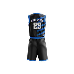 Uniformes de Baloncesto Personalizados Sublimados, Ligeros, Transpirables, de Secado Rápido, Tallas Grandes, Unisex, Alta Calidad, 100% Poliéster, Servicio OEM - Product Image 2
