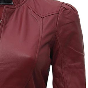 Chaqueta de Cuero Elegante para Mujer, Estilo Urbano, Forro Suave, Acabado Premium - Product Image 4