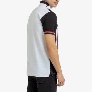 เสื้อโปโลชาย แขนสั้น ลายทาง ดีไซน์ลำลอง ทรงปกติ ผ้าถัก - Product Image 2