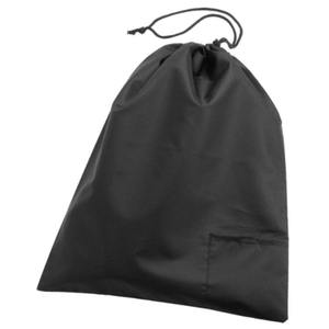 Sac à dos en polyester de qualité supérieure avec cordon de serrage, couleur noire, sac de sport en tissu avec logo personnalisé imprimé - Product Image 4