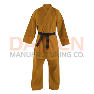 Kimono de karaté unisexe 100% coton, durable, teinture unie, taille adulte, coupe classique, vêtements d'arts martiaux en stock - Product Image 2