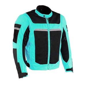 Men's Breathable Mesh <b>Motorcycle</b> <b>Jacket</b> Full Sleeve Color Blocked <b>Summer</b> Riding Wear Adult Size In-Stock - Product Image 3