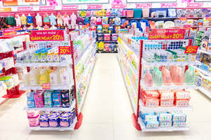 Double-Sided <b>Wire</b> Mesh Gondola <b>Shelving</b> | Retail Island Display <b>Rack</b> for Supermarket - Product Image 4